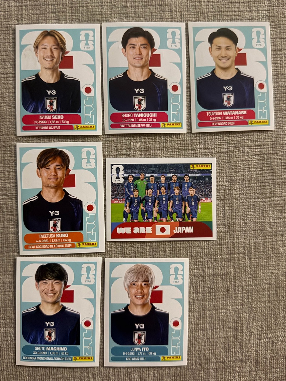 Japan FIFA Stickers